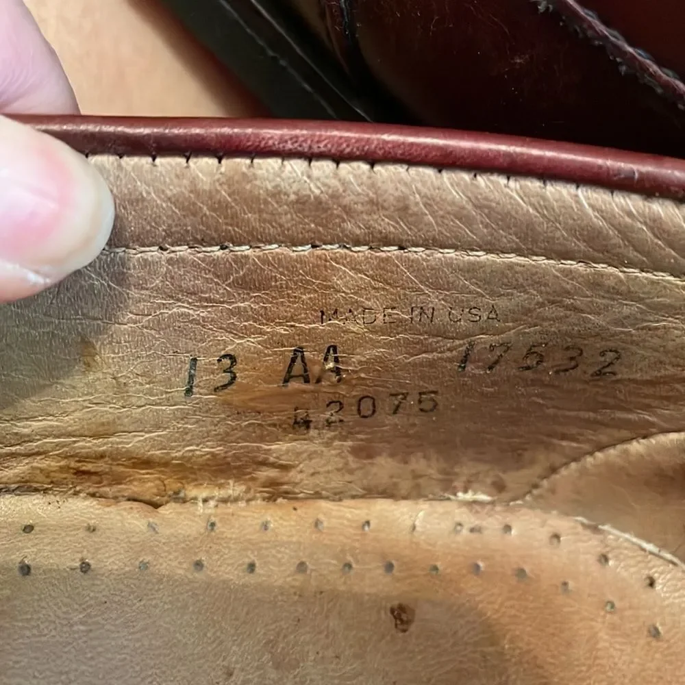‎Allen Edmonds Cameron brown penny loafers
